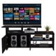 thumbnail image 2 of Rack TV 40" 1 Puerta Con Repisa 54,4 x 119 x 35,2 Cm Negro, 2 of 8