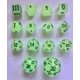 thumbnail image 1 of Set de Dados Impact! Miniatures Brillan en la Oscuridad 14 uds, 1 of 2