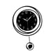 thumbnail image 1 of Reloj Análogo Decorativo Redondo Negro, 1 of 3