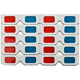 thumbnail image 2 of 10 pares de gafas 3D de cartón, gafas universales anaglifo 3D, cartón, papel, rojo, azul, cian o película, 2 of 8