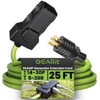 Cable De Alimentación Gearit 30A 125/250V 7.5M Con Enchufe De Seguridad Giratorio