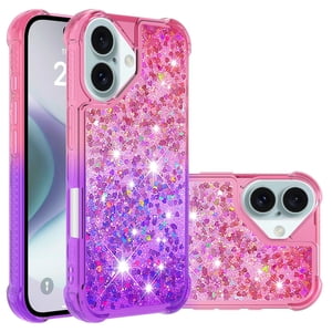 Foxdock - Funda Para Iphone 16 Con Diseño Gradiente Y Brillo Líquido Antigolpes Tpu