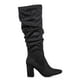 thumbnail image 5 of Botas Largas Mujer Casual Pu Texil Tacon Grueso Weide HX512, 5 of 9