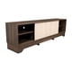 thumbnail image 4 of Rack TV 75" 1 Puerta Deslizable 52,4x180x36,3 Cm Café Oscuro Y Beige, 4 of 11