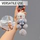 thumbnail image 2 of Llavero de peluche con charm de nutria para mujeres, adolescentes y amantes de los animales, 2 of 3