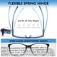 thumbnail image 4 of Gafas de lectura MOZVND Blue Light Blocking 2.0 para hombre, paquete de 5, 4 of 7