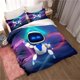 thumbnail image 1 of ASTRO BOT Cute Cartoon Bedding Set Duvet Set Single Double Bed King Size Bed Set Adult Children Bedroom Duvet Cover Pillow CaseBed Sheets, 1 of 5