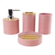 thumbnail image 1 of Juego De 4 Accesorios De Baño, Decoración De Baño, Juego Completo De Accesorios De Baño, Color Rosa, 1 of 3