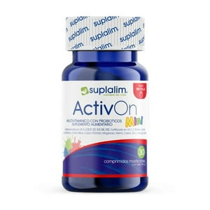 Suplalim - Activon Mini – Multivitamínico Masticable Con Probióticos Para Niños