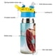 thumbnail image 3 of Nacho Libre Botella de Agua con Tapa Pop Top de Un Toque, Acero Inoxidable, a Prueba de Fugas, para Deportes, Botella Infantil azul 12 oz, 3 of 6