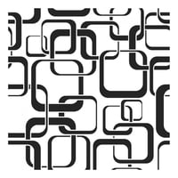 Rienda Libre Graphics - Decomural Square Pattern 3D Retro Design Ws-15610