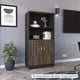 thumbnail image 1 of Biblioteca 2 Puertas 3 Repisas Home Office Negro Y Coñac, 1 of 11
