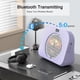 thumbnail image 3 of Reproductor de CD WSJSYH YR-Q800 Bluetooth con altavoces HiFi Púrpura, 3 of 7