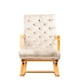 thumbnail image 3 of Silla Mecedora Con Apoya Brazo Felpa Beige, 3 of 3