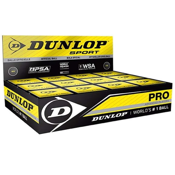 Pelota de Squash Dunlop Sports Pro XX - Paquete de 12