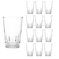 Cristar - Set 12 Vasos Trago Altos Torino Bebidas Jugos Allegra 320Ml