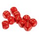 thumbnail image 5 of 10 Piezas Dados De Madera D6 Dados Punteados Para D & D TRPG Juego De Mesa Juguete Rojo, 5 of 5