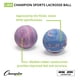 thumbnail image 3 of Pelotas de lacrosse Champion Sports multicolor, tamaño oficial (2), 3 of 7