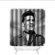 thumbnail image 1 of Cortina de ducha de Elvis Presley, juego de cortina de baño con ganchos, tamaño 66 x 72 pulgadas, 1 of 3