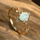 thumbnail image 3 of Charming White Opal Oval Stone Engagement Ring for Women - Perfect for Weddings and Special Occasions, 3 of 5