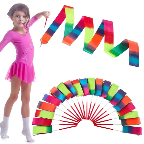 Party Favor JOYIN Ribbon Dancing Bastons, paquete de 10 unidades, 2 m