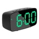 thumbnail image 2 of Despertador LED Digital Dormitorio Espejo Superficie Snooze Cabecera Luz Verde, 2 of 5