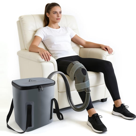 Máquina de Hielo Aheamdear 19Qt Terapia de Rodilla con Bomba Silenciosa