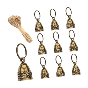 Magideal - Decoración Del Hogar De Campanas De Cuello Colgante 10X 10X, Creación De Manualidades, Campanas De Percha De Puerta, Adornos, Para Bodas De La Puerta