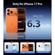 thumbnail image 2 of Protector de pantalla Mkeke para iPhone 17 Pro, 3 unidades, privacidad, 6.3", 2 of 8