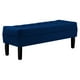 thumbnail image 2 of Banqueta Wood 2c Felpa 00 Azul Marino, 2 of 4