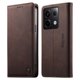 thumbnail image 1 of Funda Billetera de Cuero para [Xiaomi Redmi Note 13 Pro 5G], Bloqueo RFID, Tarjetas y Soporte Café, 1 of 5