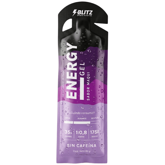 12x Gel Energético Maqui | Sin Cafeína - BLITZ
