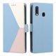 thumbnail image 4 of Cartera para Samsung Galaxy A20e en PU Tricolor, Funda con Solapa, Azul Claro, 4 of 6