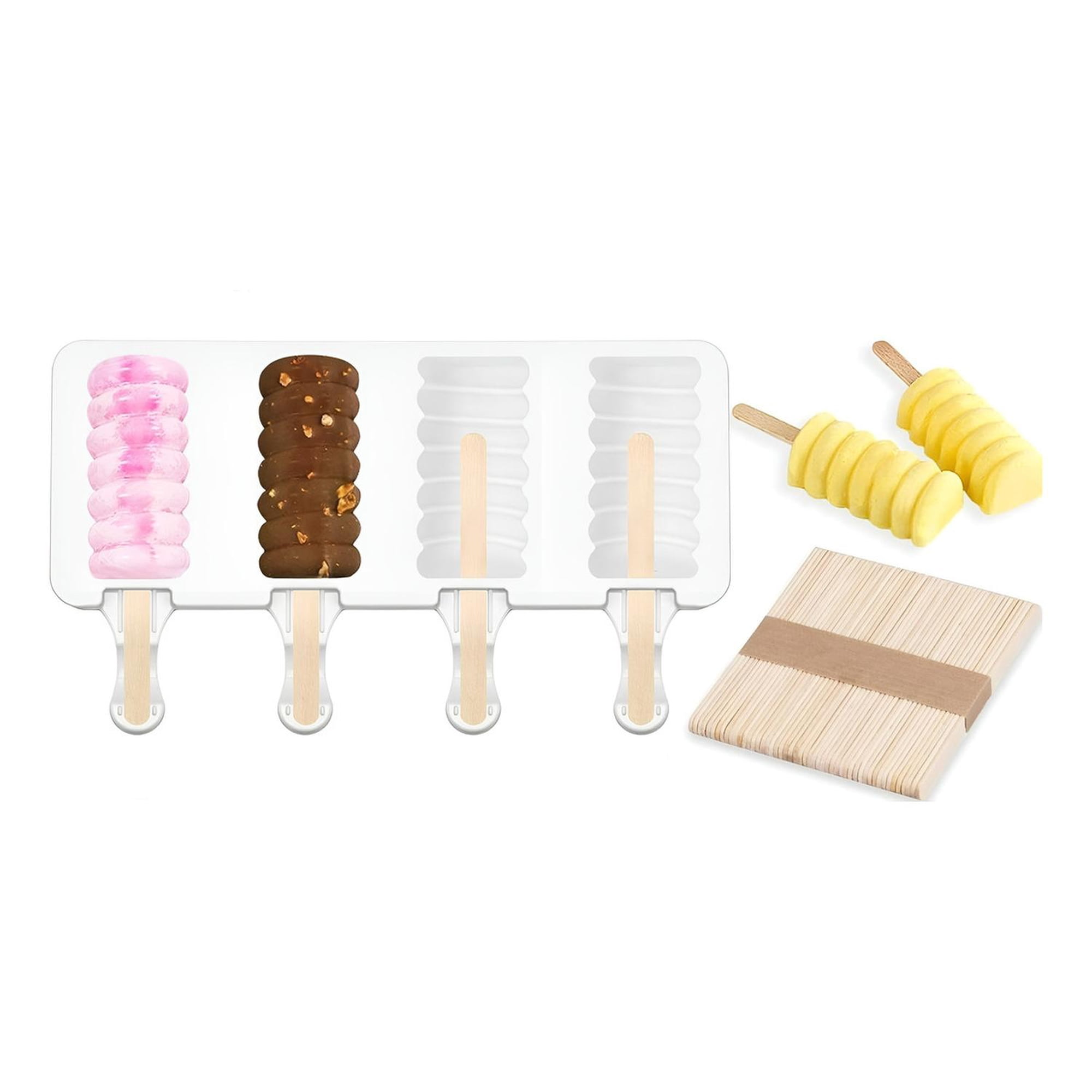 Pasteleriuscl - Moldes De Silicona Para Helados Molde Paletas Helado Pale395 Molde De Silicona Para Helados Fabrican