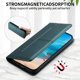 thumbnail image 4 of Funda tipo cartera con bloqueo RFID para Xiaomi Poco M7 4G cubierta magnética de cuero con tapa y soporte Verde, 4 of 6