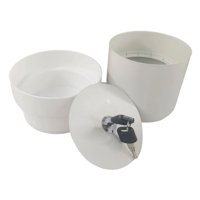 Bothyi - Caja De Almacenamiento De Dinero De Maceta Creativa Alcancía A Prueba De Óxido Para Jardín De Patio D