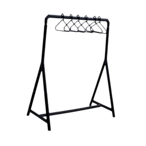 Bothyi - Perchero Para Casa De Muñecas Con Perchas, Muebles En Miniatura Para Sala De Estar, Color Negro, 1:12