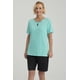 thumbnail image 5 of Polera Mujer Lisa Apertura Turquesa, 5 of 8
