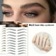 thumbnail image 2 of 6D Eyebrow Tattoos Stickers Makeup Long Lasting Black Brown Eyebrow Sticker Hair-Like Waterproof Natural Fake Eyebrow Stickers For Brow Grooming Shaping, 2 of 3