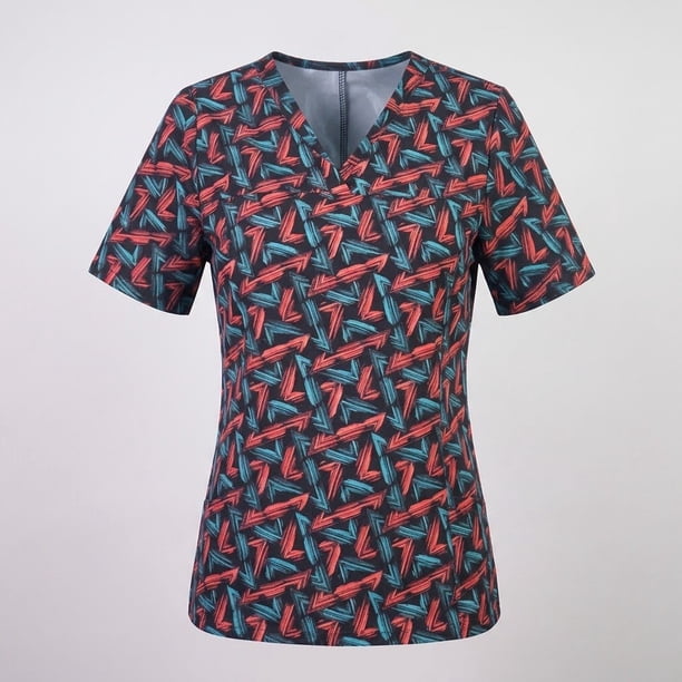 Delantal tela elasticado estampado