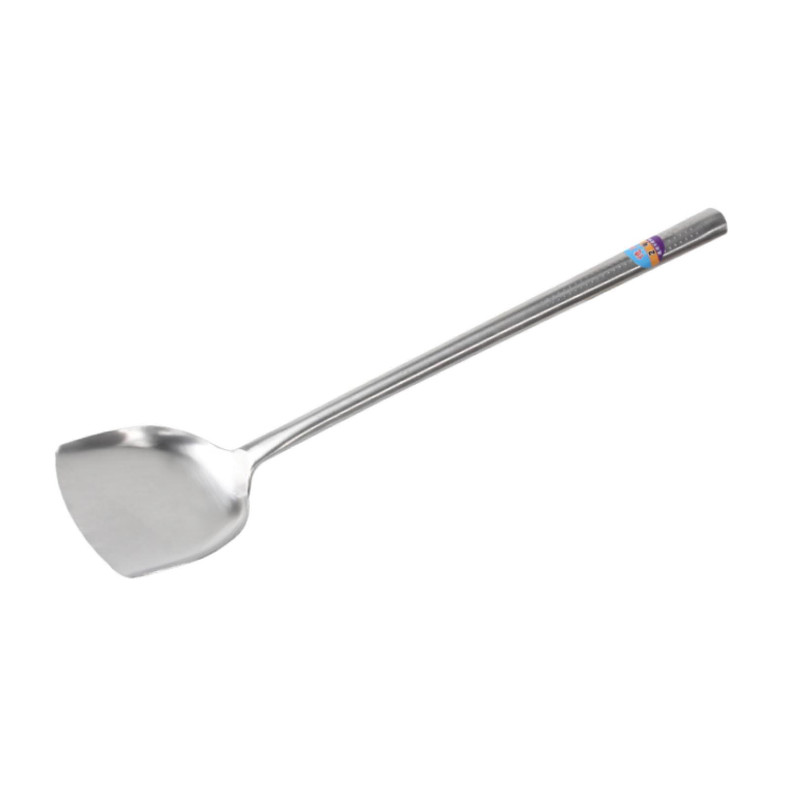 Magideal - Wok Turner Acero Inoxidable, Metal Profesional De Cocción Diaria A Prueba De Óxido Para Cocineros De Chefs, Utensilios De Cocina, Cocción Giratriz