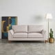 thumbnail image 1 of Sofa Milan 3C Con Resortes Pocket Lino Blanco, 1 of 7