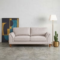 Latam Home - Sofa Milan 3C Con Resortes Pocket Lino Blanco