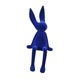 thumbnail image 1 of Figura De Conejo Sentado, Centro De Mesa, Adorno De Animal Para El Hogar, Escritorio, Hotel, L, Azul, 1 of 5