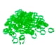 thumbnail image 4 of 100x Pollo Aves De Corral Anillos De Piernas Bandas Clip SIN Números Verde2.5cm Diámetro Interno., 4 of 5