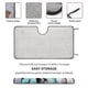 thumbnail image 2 of Los Colores Dentro Parasol para Parabrisas Delantero Protector Plegable, Visera Solar para Auto Bloquea Rayos UV Mantiene tu Vehículo Fresco 130cm*70cm, 2 of 6