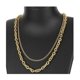thumbnail image 1 of Collar Doble Acero Inoxidable Space Hombre Mujer, 1 of 3