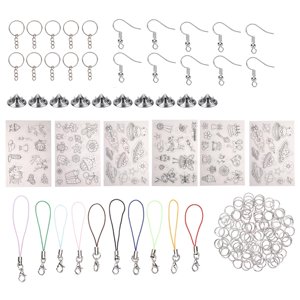 Bothyi - Juego De Láminas De Plástico Termorretráctil Película Retráctil Para Llavero 156 Piezas