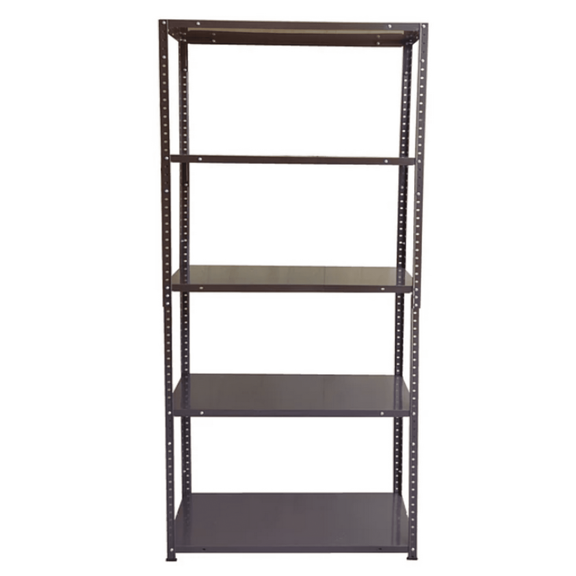 Metalbrein - Estante Metálico 170x80x30cm - 5 Niveles - Color Chocolate
