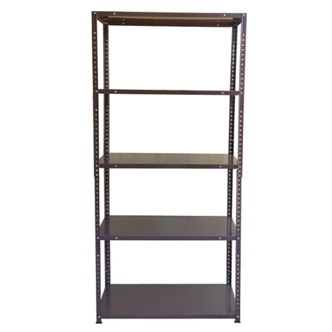 Metalbrein - Estante Metálico 170X80X30Cm - 5 Niveles - Color Chocolate